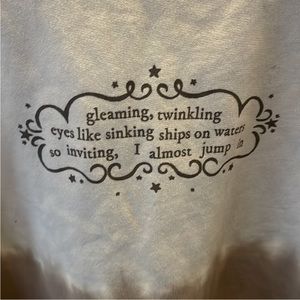 Official Taylor swift merchandise gold rush sweatshirt